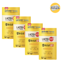식약처 인증 인정 종근당 건강 락토핏 생유산균 골드 랏토핏 락토픽 라토핏 라토픽 라토피 프로바이오스틱 홈쇼핑 방송 광고 유산균 유상균, 4개