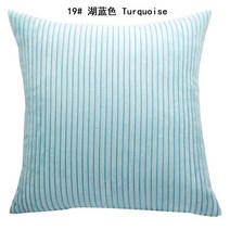 라탄원형방석 둥근방석 큰방석 스트라이프 코듀로이 바디 쿠션 커버 50x70CM 50x100CM 50x120CM 플러시 아이솔메틱 침구 건강한 표준 긴 베개 케이스, [07] 50x152cm, [03] Turquoise