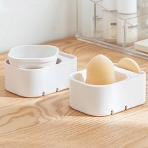 파우더 스펀지 퍼프 먼지방지 메이크업케이스 꾸미기 바구니 립스틱보관함