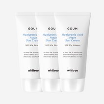 화이트리 고움 히알루론산 수분 선크림 60ml / 선밀크 에센스, 3개