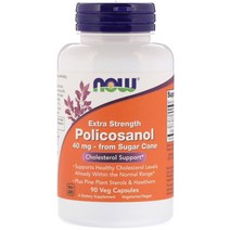 Now Foods NOW 나우푸드 폴리코사놀 40mg 피토스테롤 산사열매 90베지캡슐