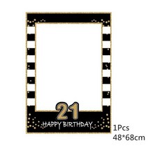생일파티소품 사진 부스 소품 생일 프레임 기념일, 04 21st