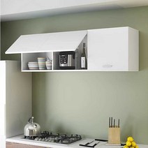 주방 상부장 싱크대 찬장 진열장 그릇 수납장 3도어, 길이 140 폭 30 높이 30 3도어