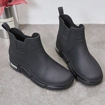 남성 트렌디 에어쿠션 레인부츠 2컬러 (3cm)