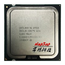 인텔 코어 2 쿼드 Q9550 2.8 GHz 쿼드 코어 쿼드 스레드 CPU 프로세서 12M 95W LGA 775 10 개/몫, 한개옵션0