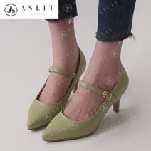 애슬릿 애슬릿 스틸레토 여성 메리제인 엣지 펌프스 힐 7cm