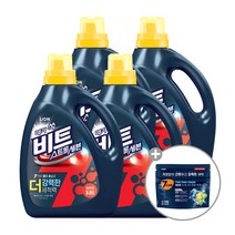 비트 스트롱세븐 액체 세탁세제 용기 3L 일반용 x4개 + 세븐랩 캡슐세제 3입 x 1개, 4개
