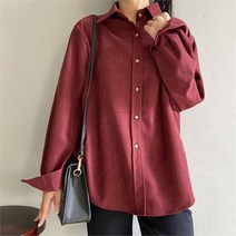 오노마 오노마 ONM 루즈핏 4컬러 코듀로이 무지 여성 셔츠 남방 (9015187)