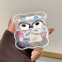 루루홈 클리어 그래피티 에어팟 케이스, 에어팟 프로 1세대