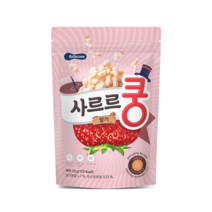 베베쿡 생유산균 사르르쿵 딸기맛 아기과자
