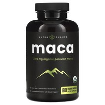 뉴트라챔프 마카 700mg 유기농 캡슐 180개 nutra maca, 180정, 1개