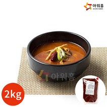 브랜드없음 아워홈 행복한맛남 육개장 양념장 2kg x 1봉, 단품없음