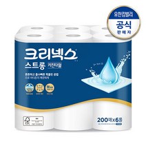 크리넥스 스트롱 키친타월 200매, 6롤, 1개