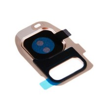 삼성 호환 S7 EDGE G935 후면 카메라 유리 렌즈 및 커버 프레임 갤럭시 G930A G930F 휴대폰, [10] 50pcs sky blue