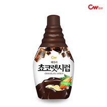 CW 청우 빙수재료/ 패밀리시럽/ 딸기 초코렛 선택담기, 초코렛시럽