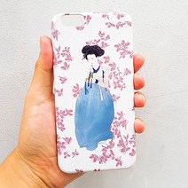 우리일쌍 터프케이스 신윤복 미인도 패턴 케이스 명화 케이스 (3508598), 갤럭시S9