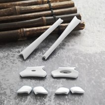 렌즈Ocean 편광 교체용 렌즈 호환-오클리 Flak Jacket OO9008-Options, White Rubber Kit