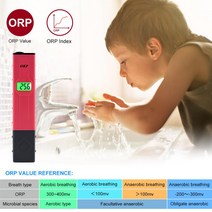 Yieryi ORP-16911 ORP/Redox 테스터-1999mv-1999mv 방수 ORP 미터 테스터 물 수량 풀 백라이트, 한개옵션0