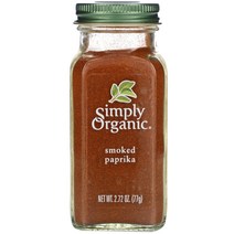 Simply Organic 유기농훈제파프리카 77g(2.72oz)