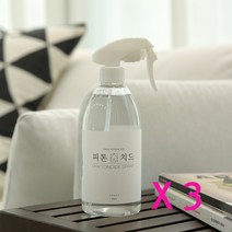 차칸가게 숲 피톤치드 스프레이 편백나무 원액 새집증후군 제거방법 베이크아웃 새가구 가죽 이불 침구 침대 매트리스 냄새 제거 탈취제, 500ml 3개