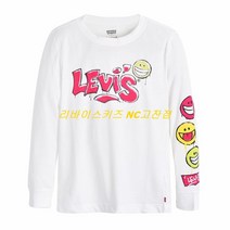 [NC고잔]리바이스키즈 @2023신상@ 아동 주니어 스프레이로고긴팔티셔츠 V233TS382P