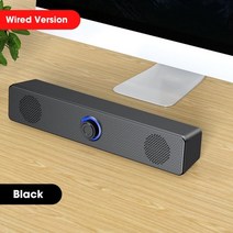 사운드바 tv 스피커 추천 컴퓨터 4d 서라운드 블루투스 5.0 유선 스테레오 서브우퍼 사운드 바 노트북 pc 홈 시어터 aux, 협력사, 유선 스피커만