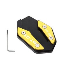 오토바이 부품오토바이 액세서리 사이드 스탠드 확대 플레이트 킥 확장 야마하 YZF R3 R25 MT03 MT25 R 3, 13 MT03 gold, 13 MT03 gold