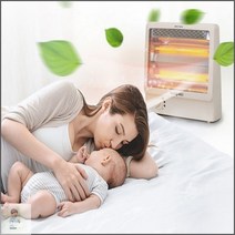 미니 온풍기 히터 캠핑용 욕실 온풍기 소형전기난로 무연 미니 2단 전기 석영관 히터, 단품