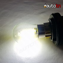 CD 광전 12V 오토바이 자동차 순정 싱글전구 필라멘트 COB LED 흰색 빨강 노랑 깜박이전구 윙카, 1개, 흰색+캔슬러