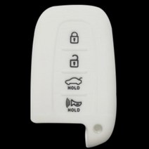 아반떼HD 베라크루즈 스마트 키케이스 차량 여자 자동차용 보관 남자 차키 보호 여성용 키홀더 키커버 가방 남성 실리콘 악세사리, 블랙