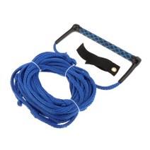 수상 스키 로프 플로팅 서핑 로프 Floatable Tow Ropes Wakesurf Rope Accs, 체육 및 기타, 파란색