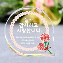 아이상패 빠른발송 스승의날선물 부모님 감사패 어버이날선물 상패 크리스탈상패 미니감사패 미니상패 상패제작, 리틀물방울-늘 감사(완성형)