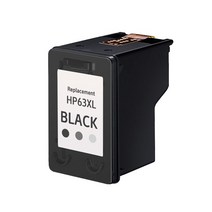HP 63 XL 호환 대용량 프린터 잉크, 검정 63XL B, 검정 63XL B