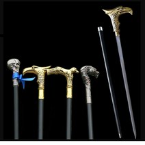스테인레스 합기도 검도 가검 호신용 지팡이검 수련용 등산 스틱 T자형 90cm MG03, BType