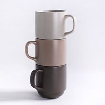 바스트로 미니 머그 도자기컵 280ml, 1개, 코코아