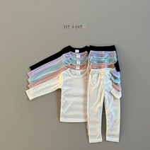 [유아/아동] 봄봄봄 무지 실내복 ( 5col / XS-XL ) 봄 내의 내복 돌아기 여아 남아