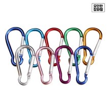 캠핑고리 고강도 카라비너 텐트 등산 잠금형 안전 고리 비너, 일반형, 딥블루