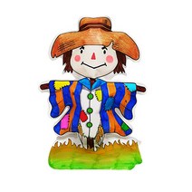 [문구조아] 컬러룬 그리기 풍선 색칠풍선 허수아비, 10개