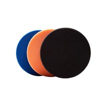 Lake Country Manufacturing SDO 극세사 및 폼 버핑 및 폴리싱 키트 테이퍼드 엣지 포함 - 컴파운딩용 오렌지 폴리싱 패드 및 블랙 마감 패드 (1팩 14, 3 pack