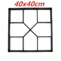 벽돌몰드 디자인 디딤돌 보도블럭 틀 시멘트 DIY 경로 메이커 포장 금형 돌 콘크리트 워크 정원 재사용 가능한 파티오, D