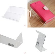 백화점 투명 상품 아크릴 진열대 전시대 스탠드 중형