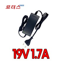 엘지 포터블 블루투스 스피커 엑스붐 Go PK7전용 LCAP25A호환 19V 1.7A 국산로더스어댑터(파워코드포함)