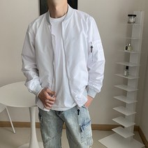남여공용 안감 항공점퍼 블루종