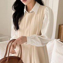 코코블랑 무드 퍼프 블라우스