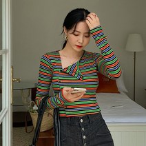빈스홀릭 캔디 단가라 사이드 버튼 니트
