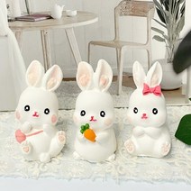 3D 미니토끼 3종 실리콘몰드 캔들 석고방향제 비누 만들기, 3종 세트