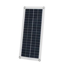 휴대용 태양열판 100W 태양 전지 패널 키트 12V USB 충전 보드 컨트롤러 방수 전화 RV 자동차 MP3 패드 태양전지 태양광, only Solar Panel