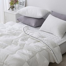 국산 차렵이블 킹사이즈(195X230cm) 바이오워싱 포근하고 따뜻한 10온스 겨울솜 뛰어난 보온성 그레이 인디핑크 차콜 화이트 4종