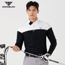 남성 골프 웨어 남자 카라 티 셔츠 포인트 겨울 가을 의류 운동 복 실외 스크린 실내 스윙 퍼팅 연습 장
