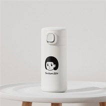 Zowoki 스테인리스강 보온컵 비주얼 학생 물컵 어린이 학생 물병 커플 맞춤형 보온병 남자 여자 귀여운 물컵, 280ml, 1